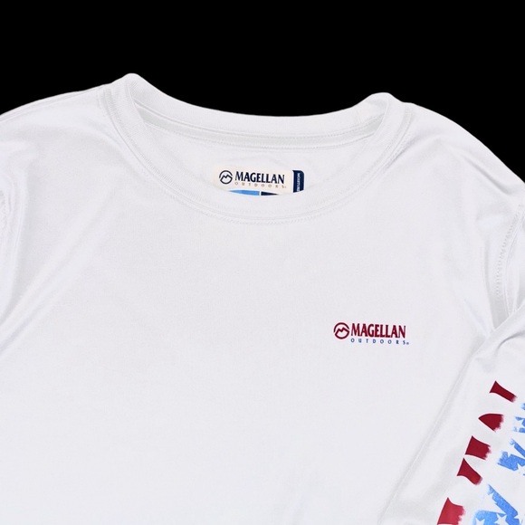 MAGELLAN OUTDOORS performance moisture wick Shirt boys size XL 18/20 - Picture 6 of 13